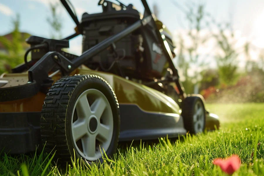 cordless self propelled lawn mower