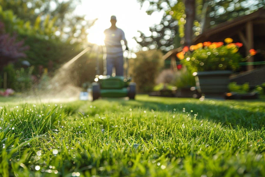 cordless self propelled lawn mower